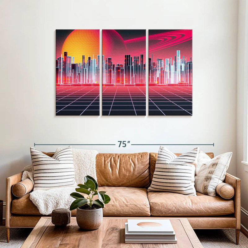 Kelan Digital Metropolitan, 36" H x 57" W