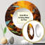 Miroir mural rond en aluminium Lolah
