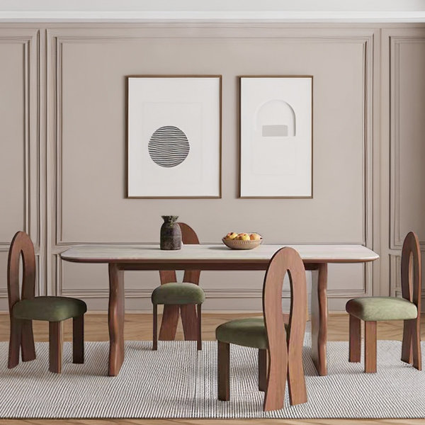 Elevat Home 5 - Piece Double Pedestal Dining Set - Wayfair Canada