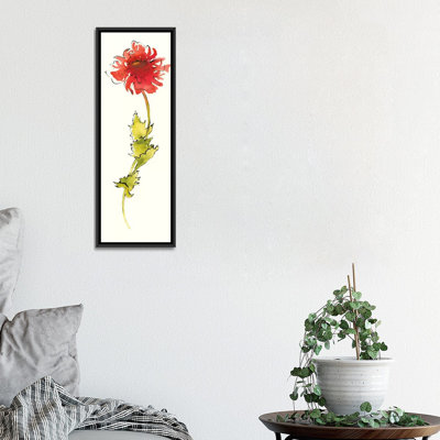 « pivoine pops ii », impression sur toile tendue