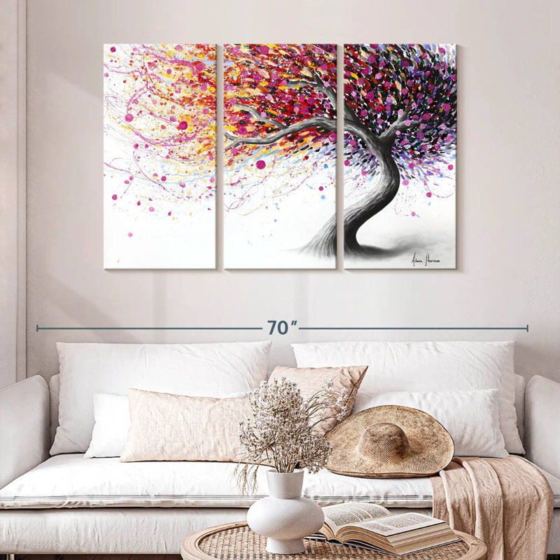 Arbre floral Harnek, H 32 po x l 50 po