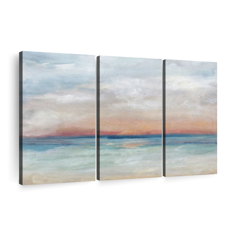 Nature, "Serene Scene Bright Landscape Canvas Print" sur, H 48 po x l 74 po x P 1,25 po