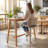 Guzzi Swivel Adjustable Height Bar Stool Modern Counter Stool Faux Leather Barstools With Metal Frame-114210756