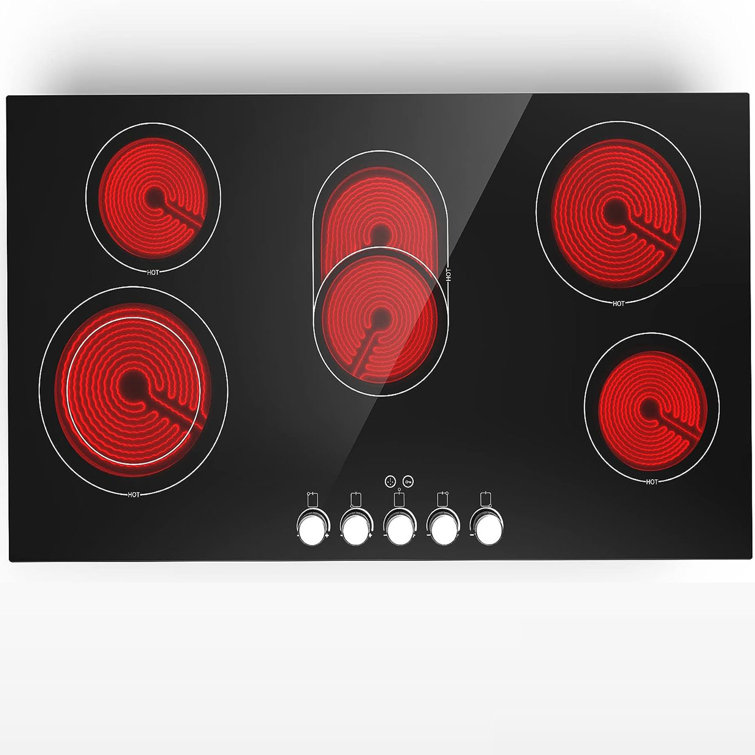 36 Inch Built-in Induction Cooktop with 5 Burners