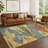 Machine Washable Indoor/Outdoor Chantille ACN2447 Coastal Rug-1090410574-1090410573