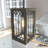 Chevron 1 - Light Single Rectangle Mini Pendant-74777746