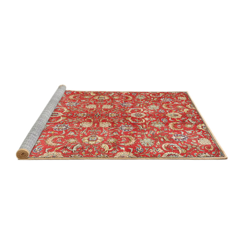Tapis 100% traditionnel lavable à la machine 3878, Rond 7 pi