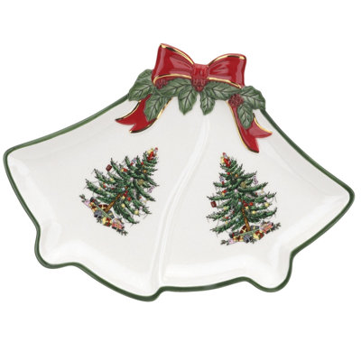 10" x 6.75" Ribbon Bell Dish