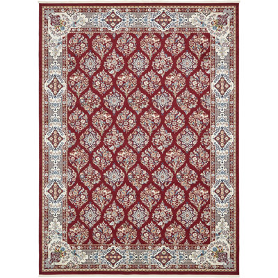 Tapis oriental bourgogne / beige Jackson