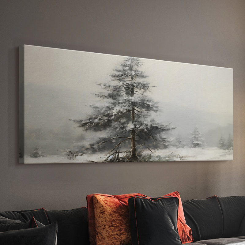 Série paysage - M - Toile tendue avec châssis - Prêt à accrocher, H 12 po x l 30 po