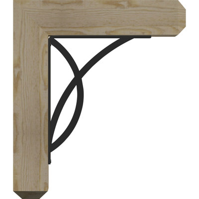 Miller 4" Single Brace Craftsman Ironcrest Bracket