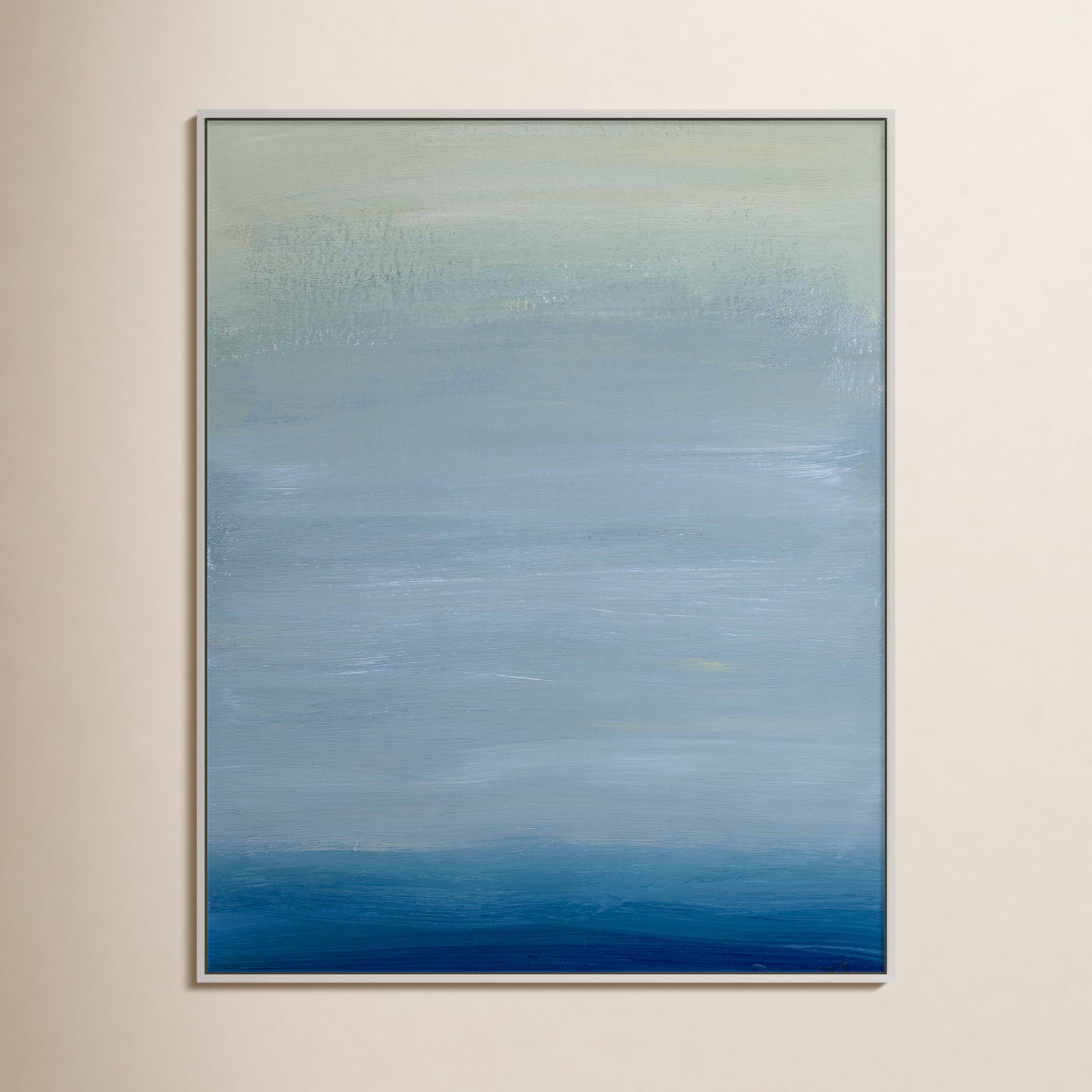 Daydream 2 by Andrea Stokes, White Framed Canvas, 25" H x 20" W x 1.25" D