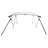 Vidaxl 4-Bow Bimini Top With Mesh Sidewalls 95.7X(90.6-96.1)X53.9"-113030686-113030692