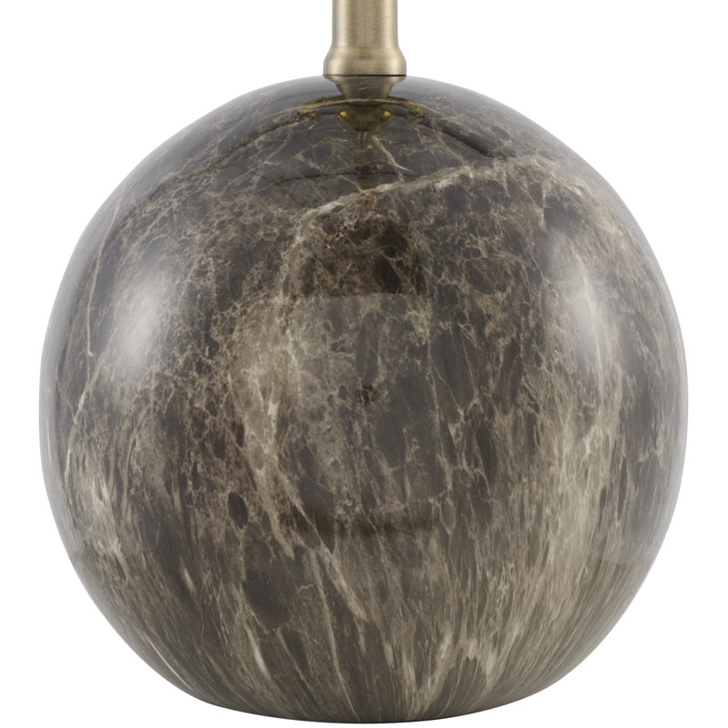 Lampe de table Mar précisément, Marron foncé