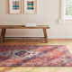 Lisle Machine Washable Persian Rust Multicolor Area Rug