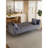 Grey Velvet Convertible , For Small Living Areas, Can Be Converted To Bed, 3 Adjustable Positions, Easy Assembly, 600Lbs Max Weight-2108118427