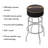 Swivel Upholstered Counter Stool with Metal Frame