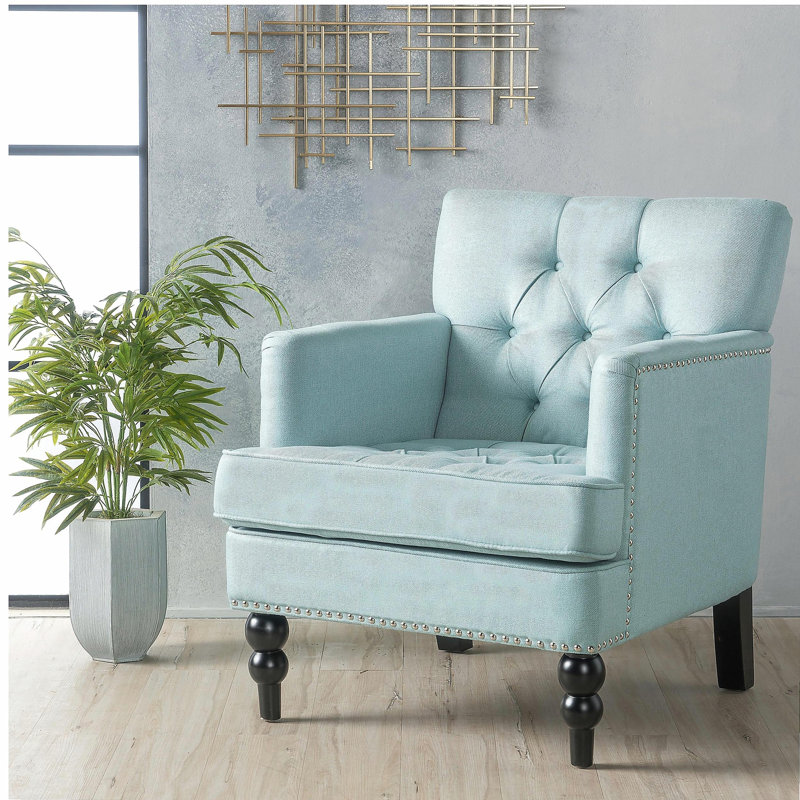 Fauteuil club Harrison, Light Blue