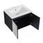 Meuble-lavabo mural 24 po avec lavabo en céramique-486904453