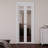 1-Lite Mirrored Pivot-French Solid Core Doors With Installation Hardware Kit-100152569