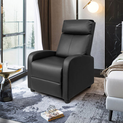 Faux Leather Massage Chair Home Theater Seat with Massage Function