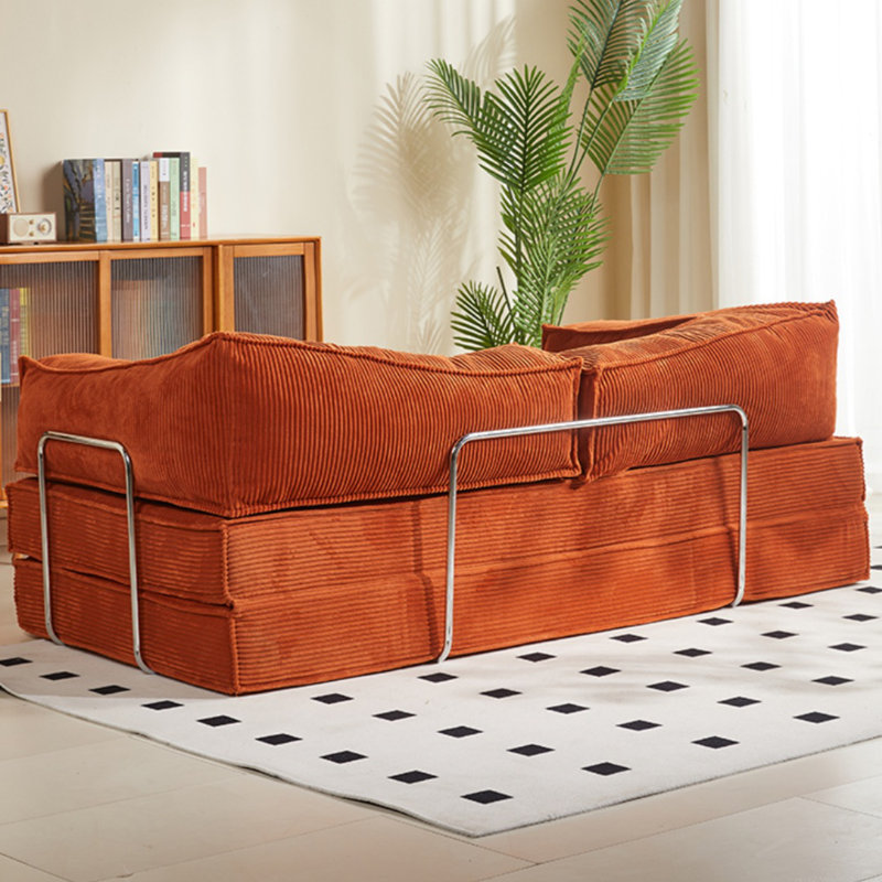 Canapé modulaire convertible de style rétro
