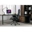 Chaise de bureau en simili cuir Kurys