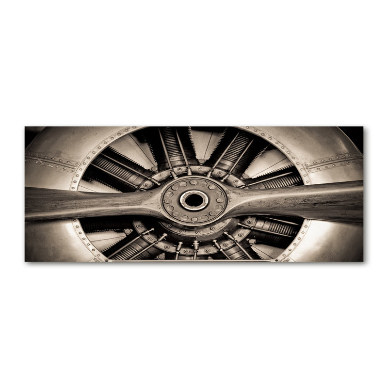 Aircraft Engine - Wrapped Canvas Print