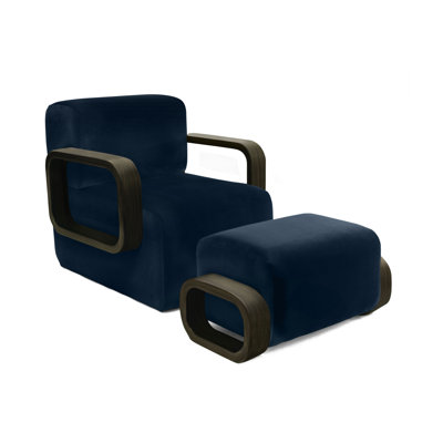 Cayenne Chair with Ottoman