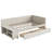 Twin Size L-Shaped Upholstered Platform Bed With Storage And Drawers-874754818