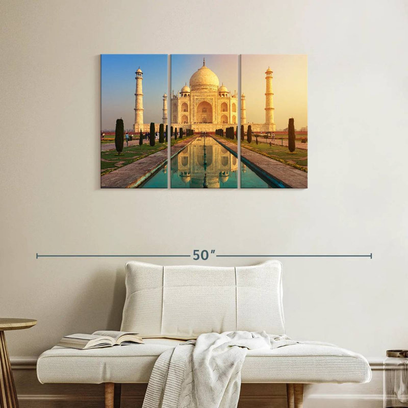 Adella Taj Mahal Reflection, 24" H x 38" W