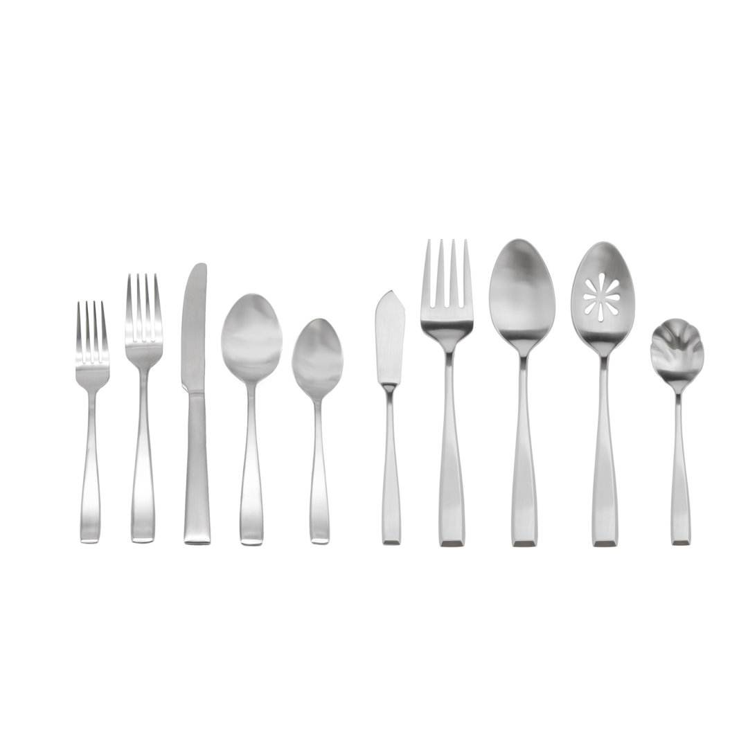 Fantasy 18/10 Stainless Steel 45 Piece Flatware Set, Service For 8 Godinger Silver Art Co