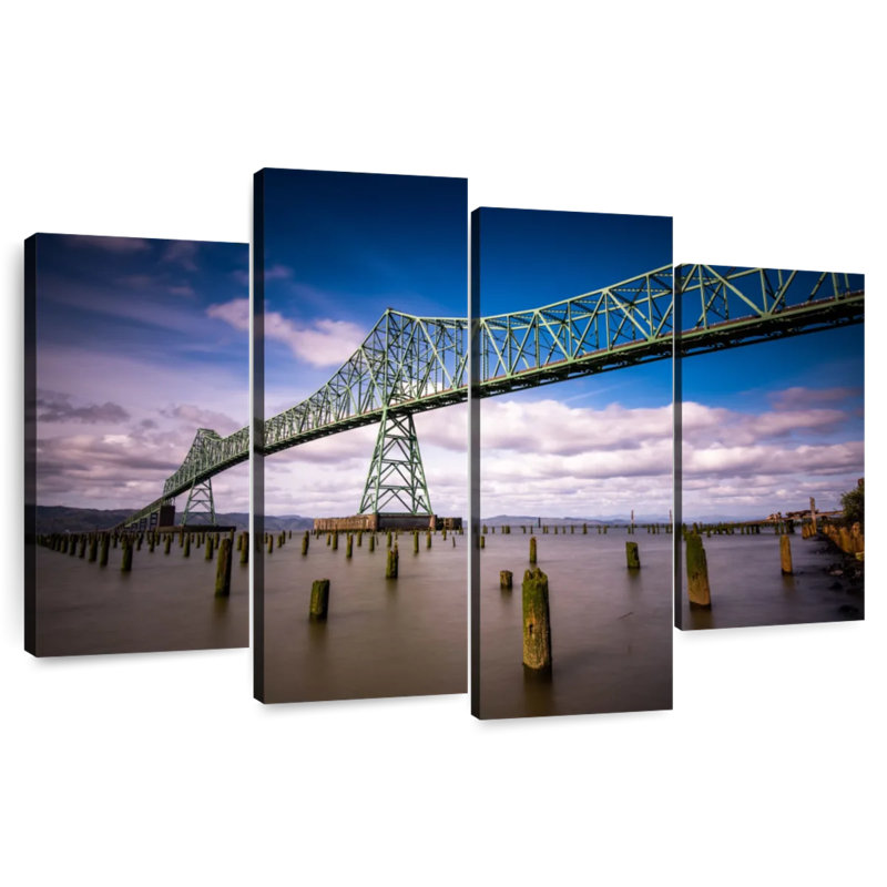 Lilie Astoria Megler Bridge, H 22 po x l 36 po