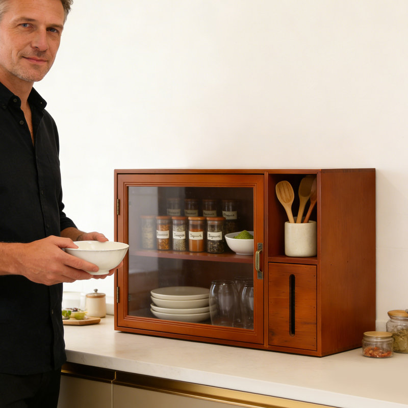 Countertop Kitchen Organizer, Storage Cabinet