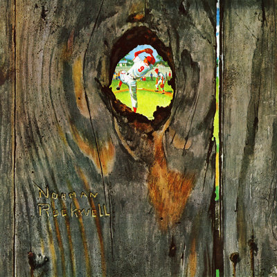 Knothole Baseball by Norman Rockwell - 1 Piece Wrapped Canvas Wall Art
