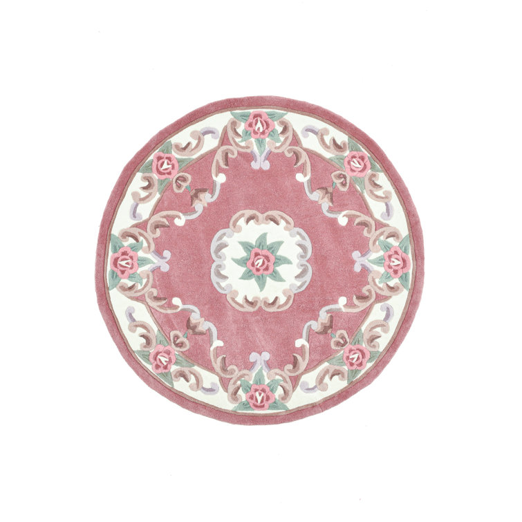 Handmade Costilla Rug In Pink