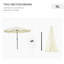 Parasol de patio de 9 pi avec bouton poussoir inclinable et manivelle Outsunny-823158905