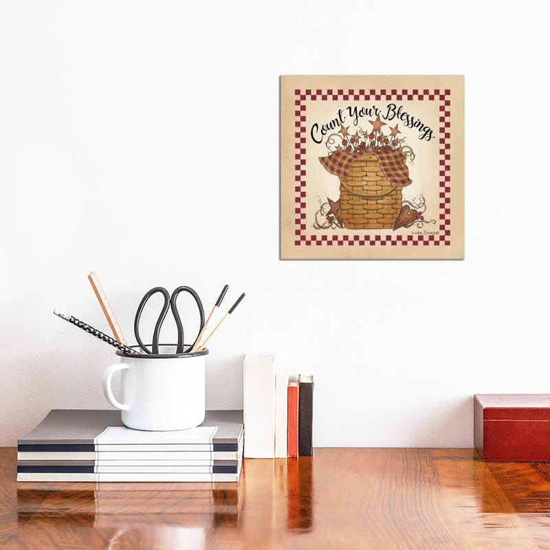 Count Your Blessings by Linda Spivey - Gallery-Wrapped Canvas Giclée on Canvas, 30.48 cm H x 30.48 cm W, Canvas