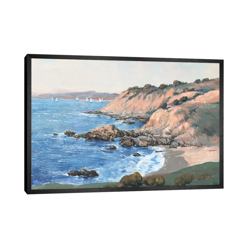 Ocean Bay I by Tim O'Toole - Floater Frame Gallery-Wrapped Canvas Giclée on Canvas, 45.72 cm H x 66.04 cm W, Black