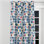 Rideaux Modern Window - rideau à œillets patchwork bleu et rose - 1 panneau