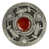 Antique Pewter Red Carnelian Natural Stone selected