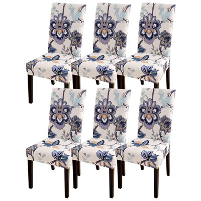 Fit Stretch Removable Washable Short Dining Chair Covers Slipcover Protector, Spandex Fabric Chair Cover For Dining Room, Hotel, Ceremony