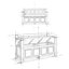 Banc de rangement en bois massif Amherst-121977458