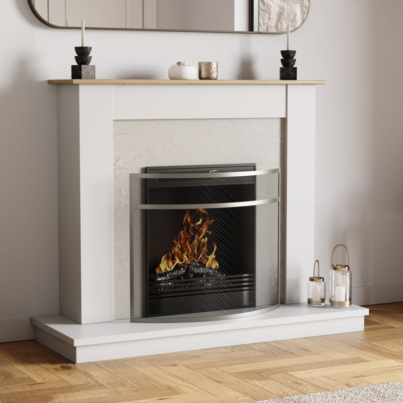 Buckton 1 Panel Steel Fireplace Screen
