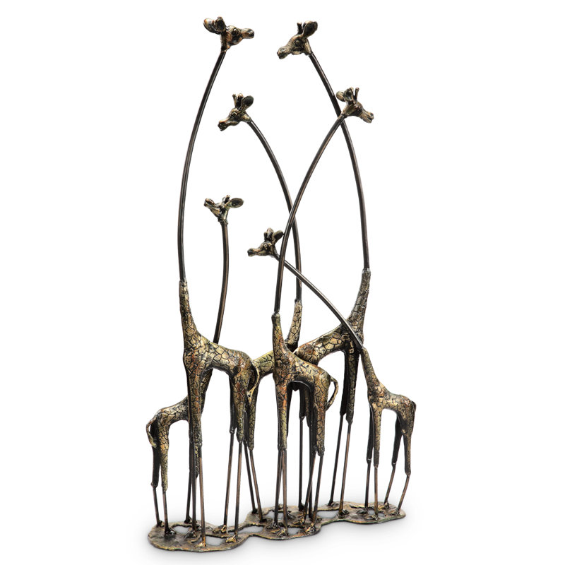 Towering Giraffe Herd