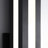 Black 31.5"H Aluminum Integrated LED Outdoor Wall Light with Glass Shade