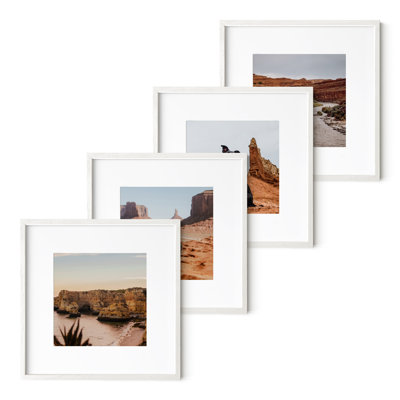 Wood Picture Frame - Set of 4