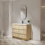 Meuble-lavabo autoportant de 42 po avec lavabo en résine et tablettes réglables-2095210908