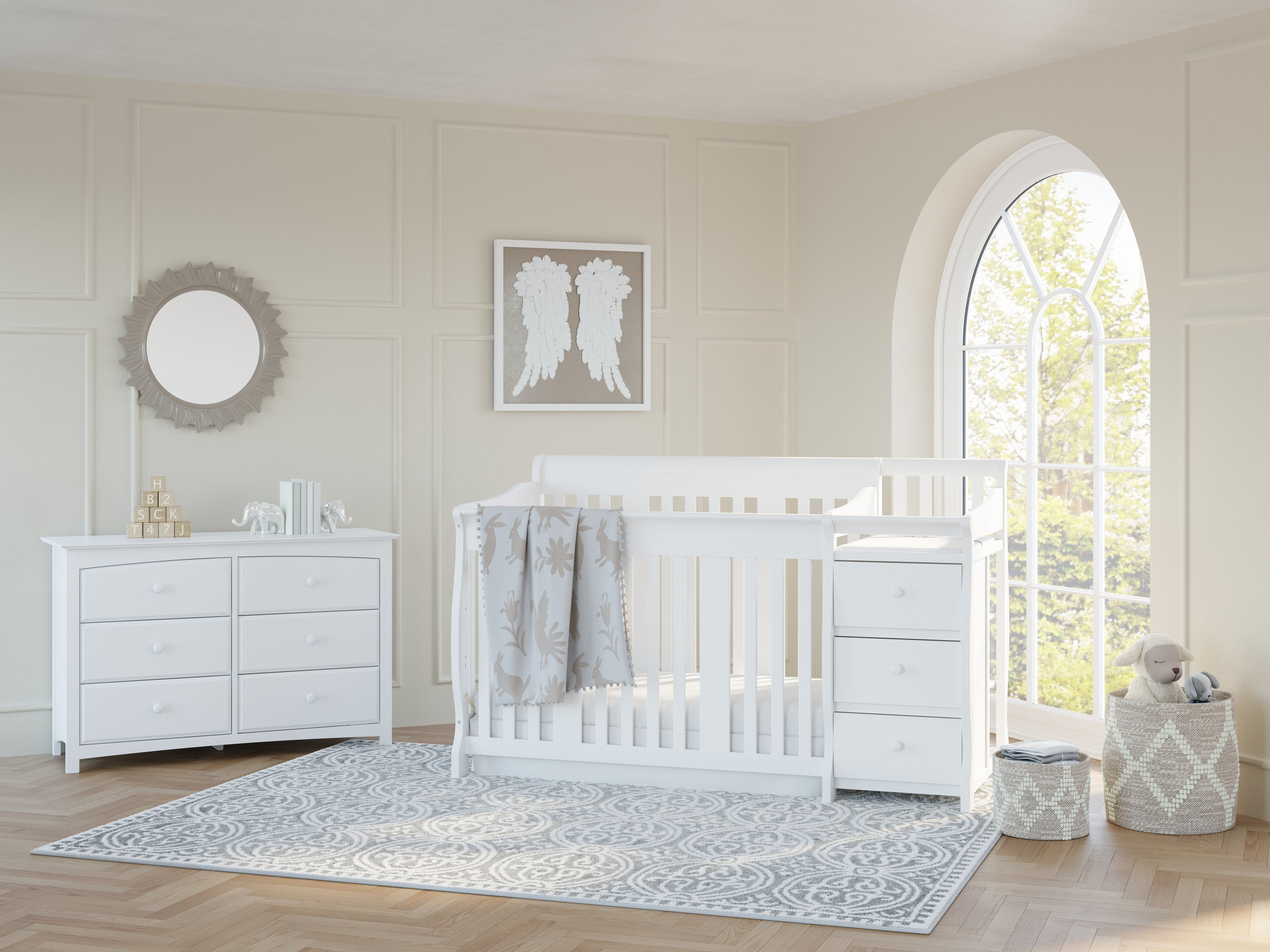 Storkcraft portofino hot sale convertible crib