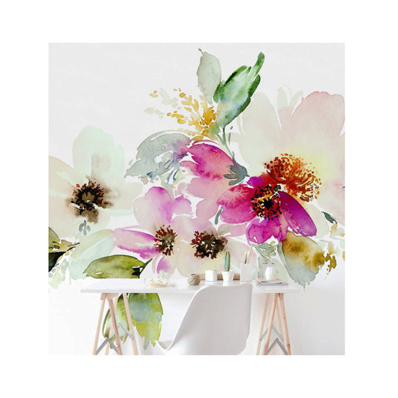 Caillin Matte Peel & Stick Mural, 208 x 146cm